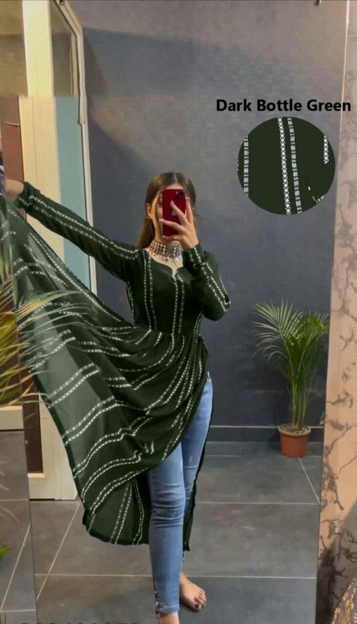 FANCY NEW NAYRA CUT PARTY WEAR KURTI