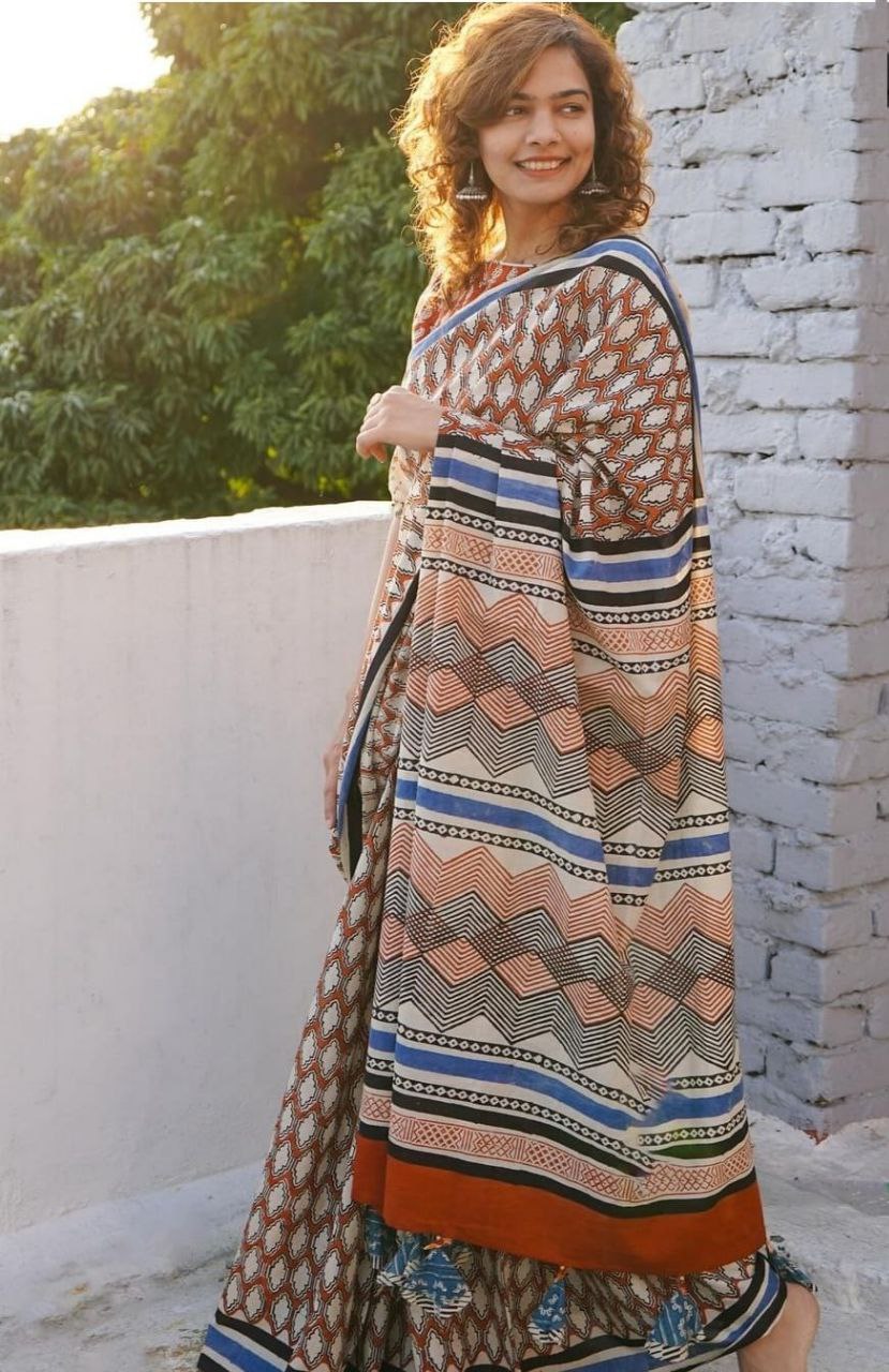 Printed Daily Wear Chiffon Saree