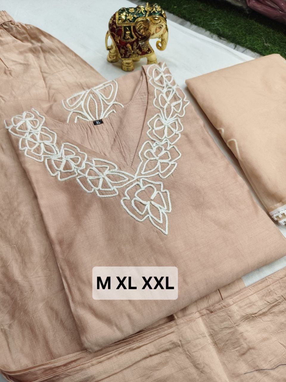 NEW MODAL SILK WITH THREAD WORK KURTA SET