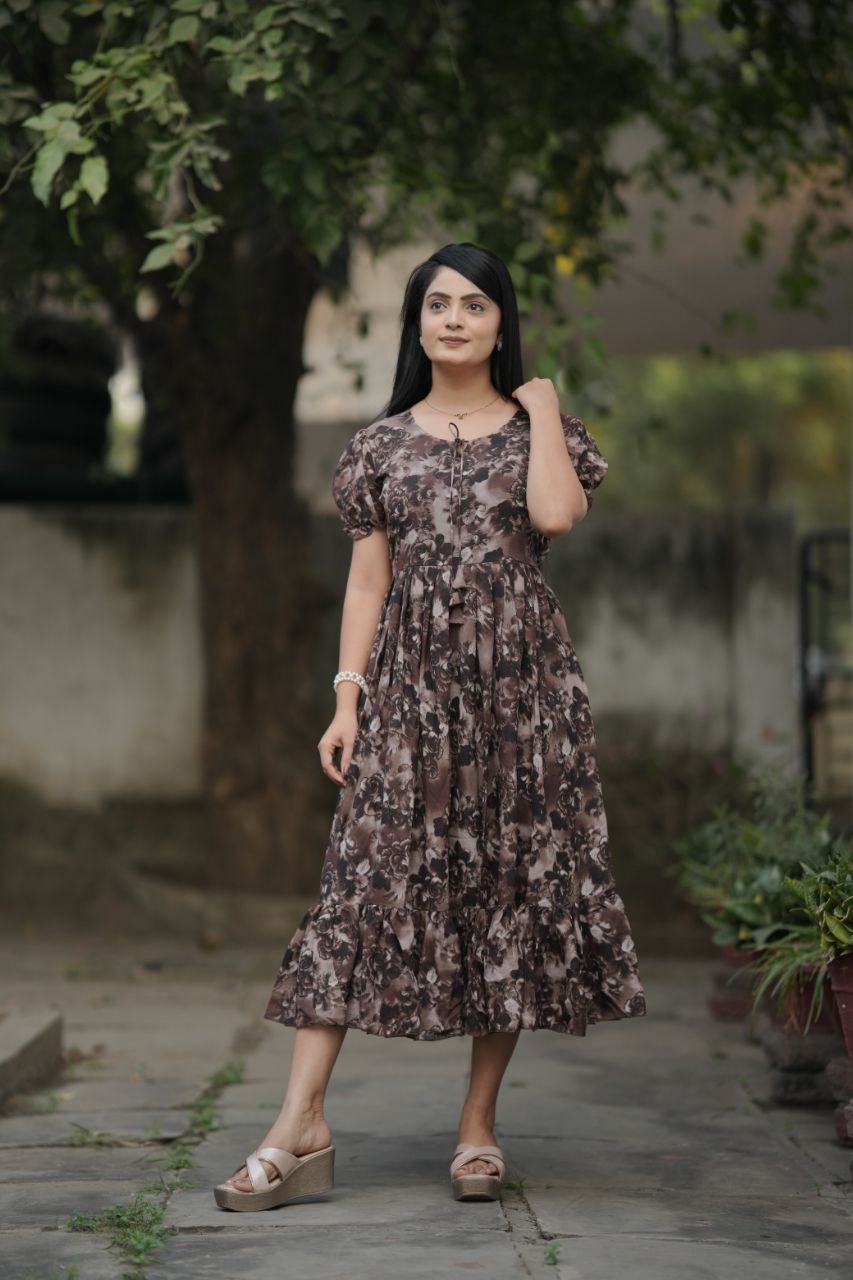 pritty Party Wear Georgette Dress