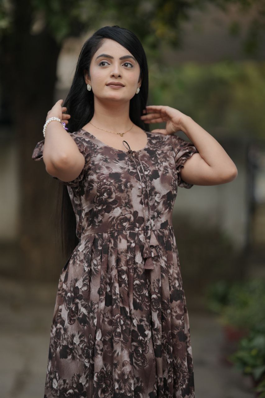 pritty Party Wear Georgette Dress