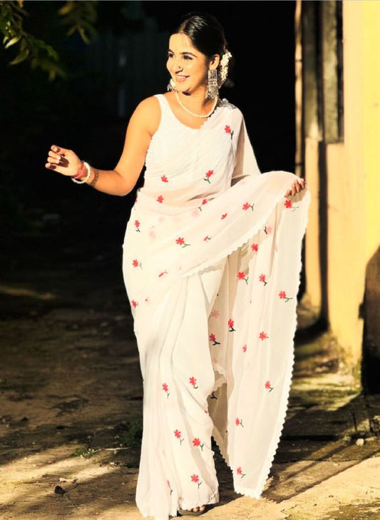 Soft pure organza sarees