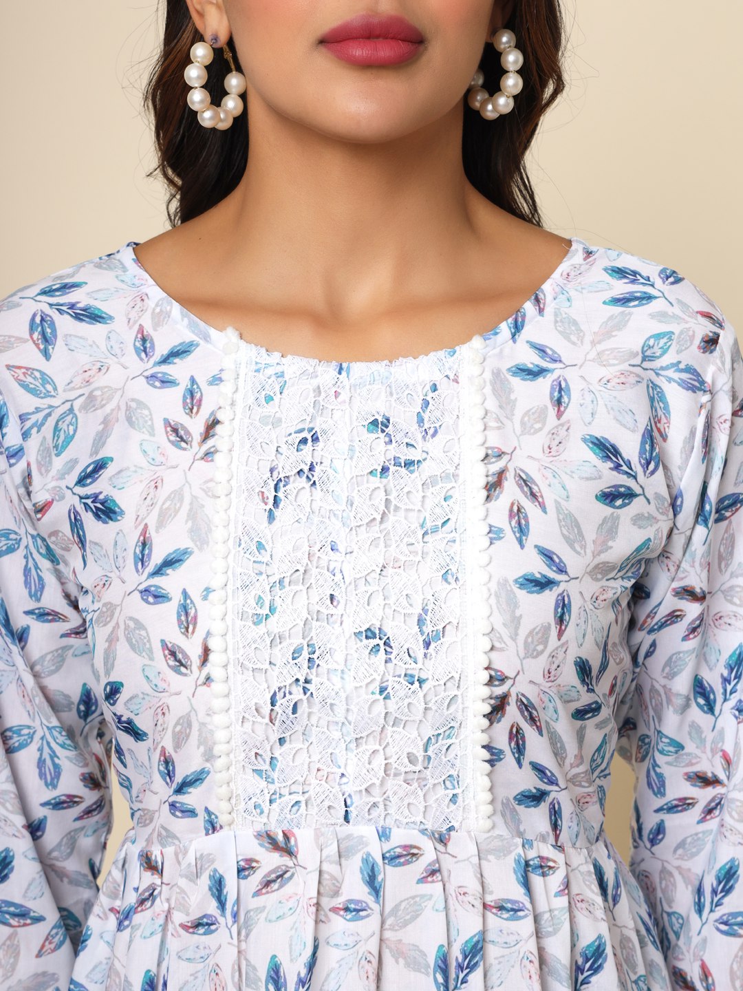 Women Floral Print Relaxed Fit Tunic
