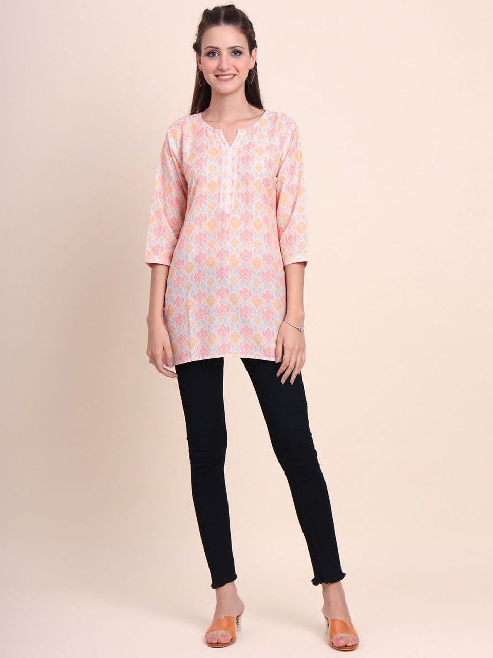 Women Floral Print A-Line Kurta