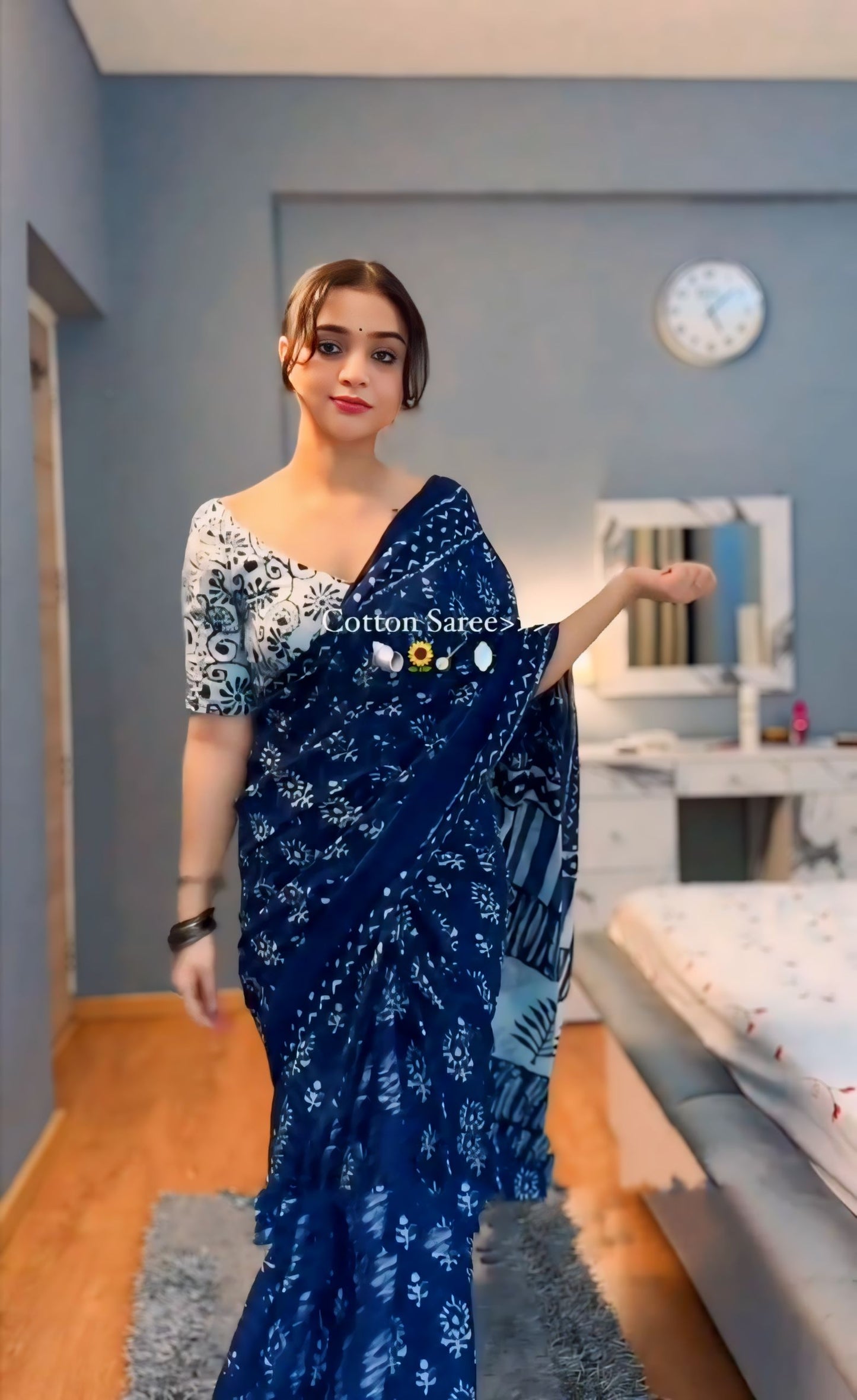 Pure Linen Cotton Soft Silk Saree With Blouse Piece