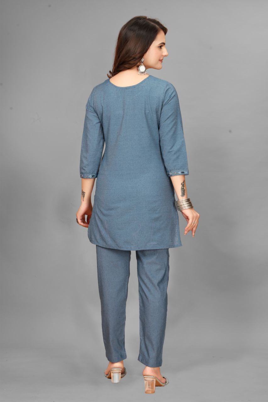 TRENDING HANDWORK COORDSET
