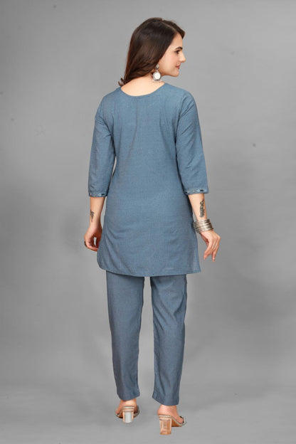 TRENDING HANDWORK COORDSET