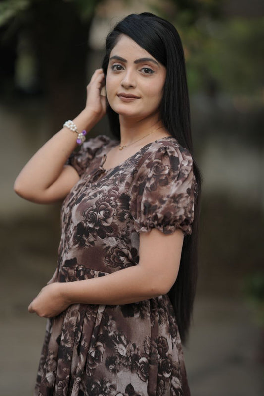 pritty Party Wear Georgette Dress