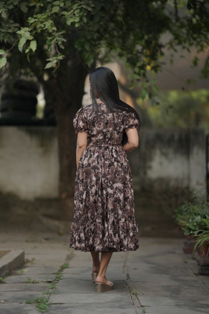 pritty Party Wear Georgette Dress