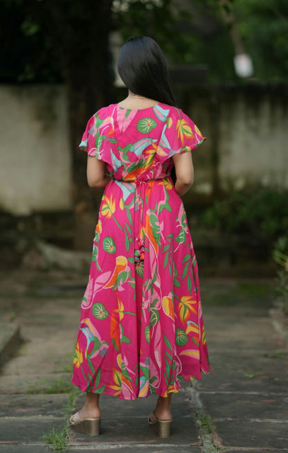 Trendy Georgette Long Women Maxi Dress