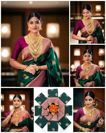 Royal Lichi Silk Elegance Saree