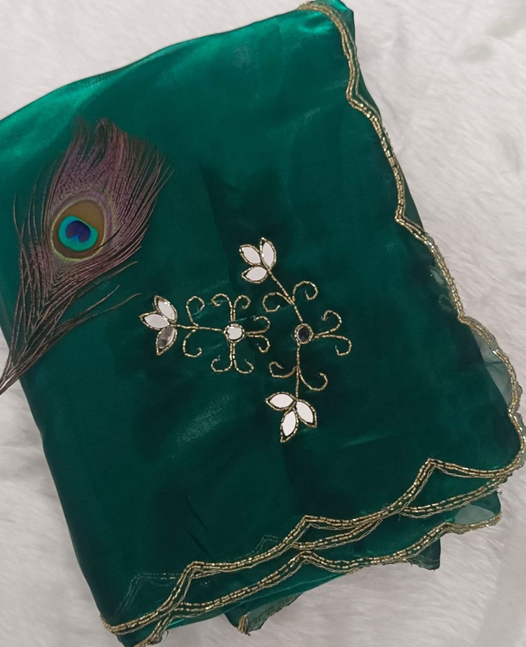 Jimmy Chu handwork saree