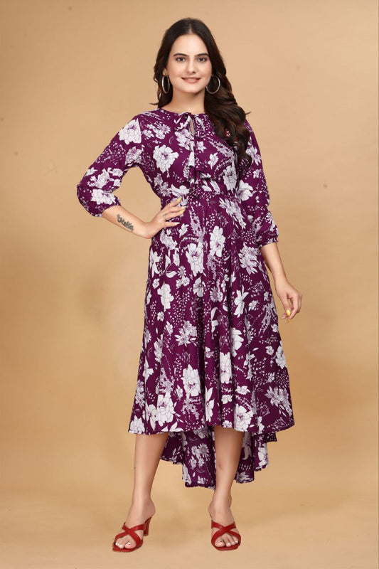 Stylish Fashionable Printed Women Dress