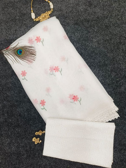Soft pure organza sarees