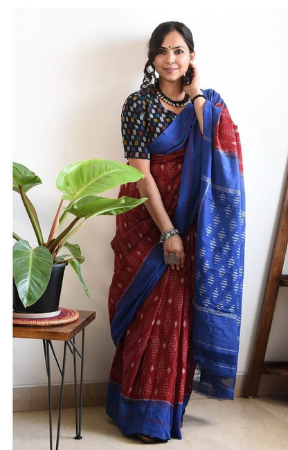 Daily Wear Soft cotton Printed Sarees