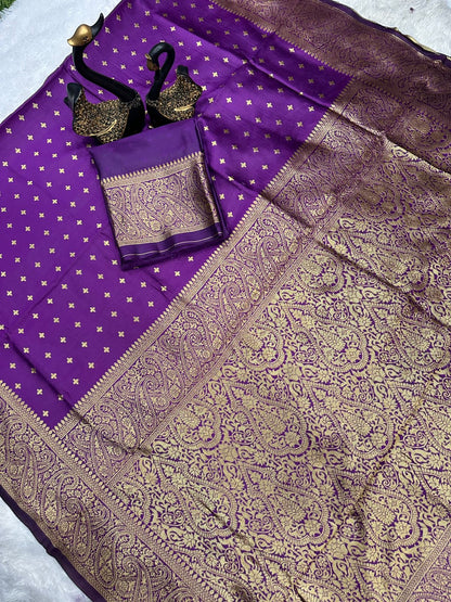 New Design Soft Lichi Silk Cloth Saree