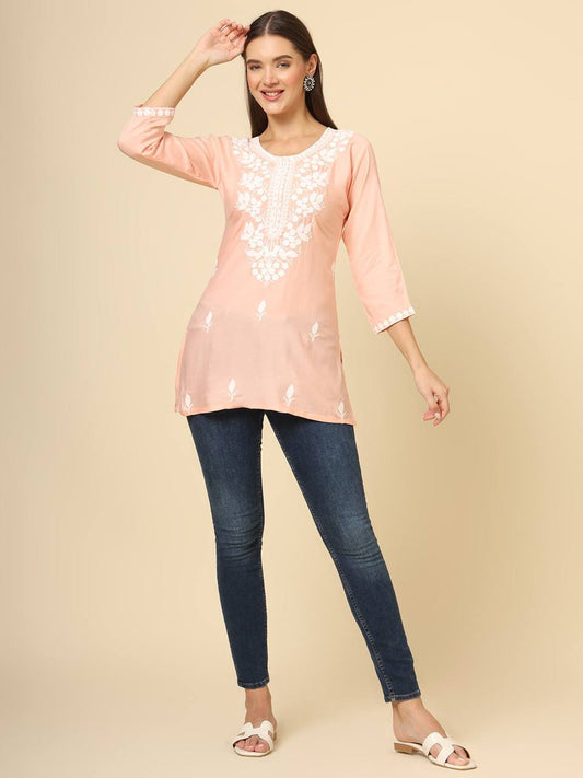 Rayon Lucknowi Kurtis