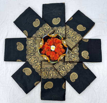 Royal Lichi Silk Jacquard Saree with Rich Pallu