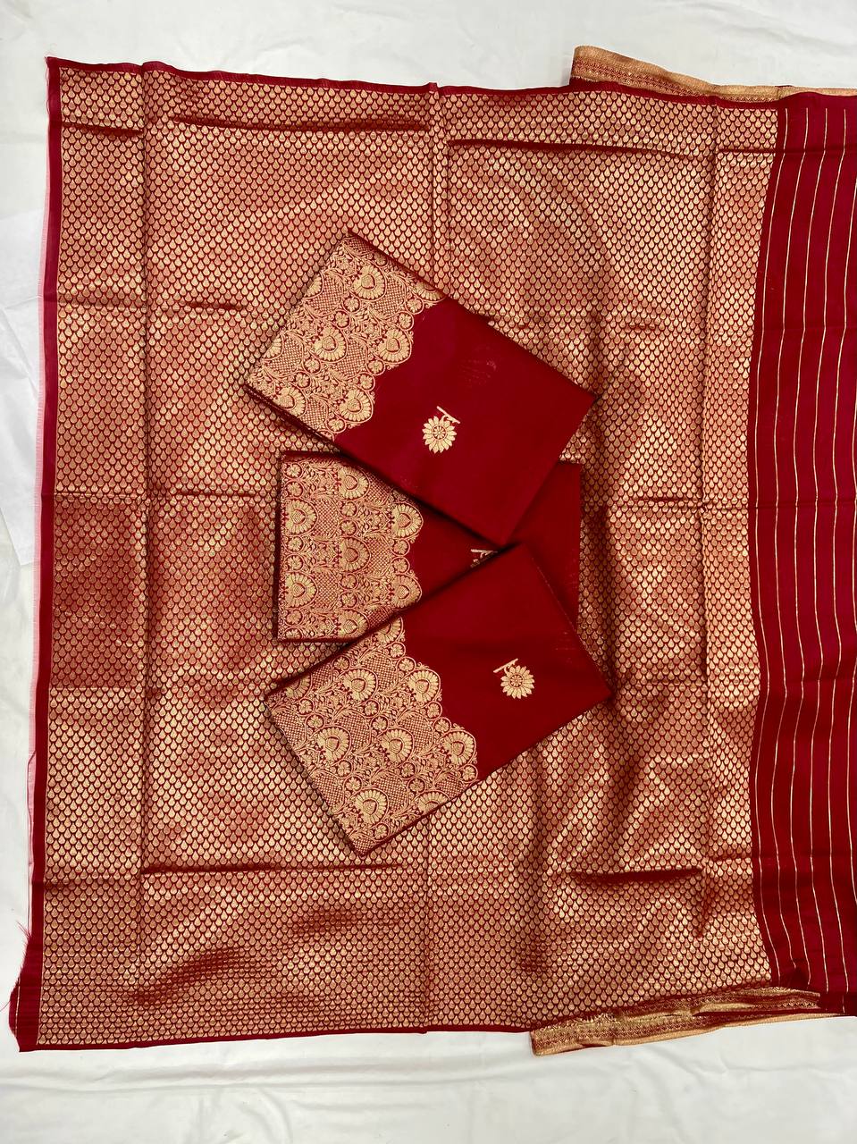 Heritage Banarasi Silk Saree with Rich Zari Work