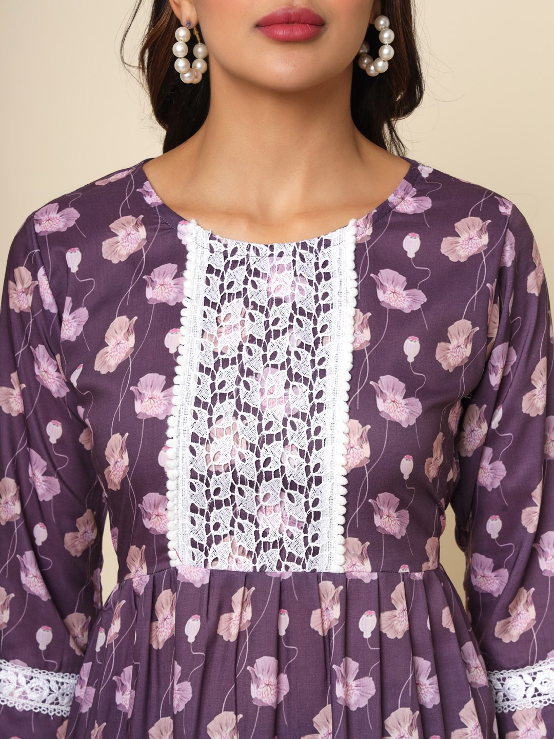 Women Floral Print Relaxed Fit Tunic