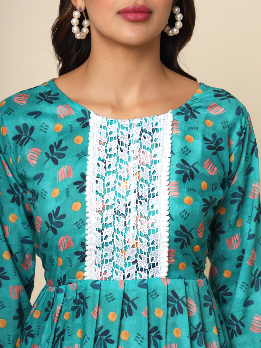 Women Floral Print Relaxed Fit Tunic