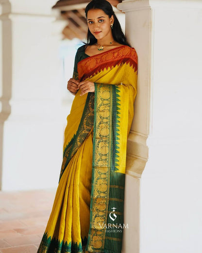 Royal Lichi Silk Jacquard Saree with Rich Pallu