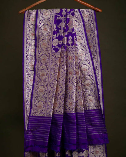 Classic Soft Lichi Silk Saree with Rich Pallu & Jacquard Design