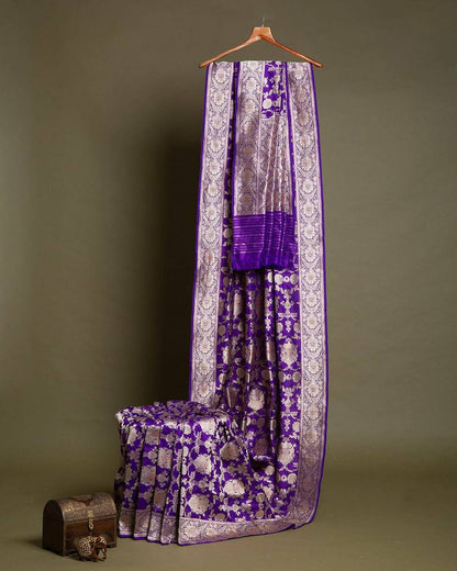 Classic Soft Lichi Silk Saree with Rich Pallu & Jacquard Design