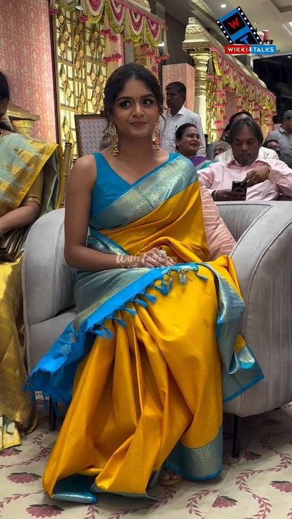 Classic Lichi Silk Saree with Beautiful Rich Pallu