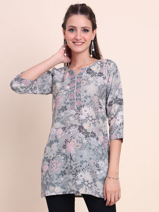 Women Floral Print A-Line Kurta
