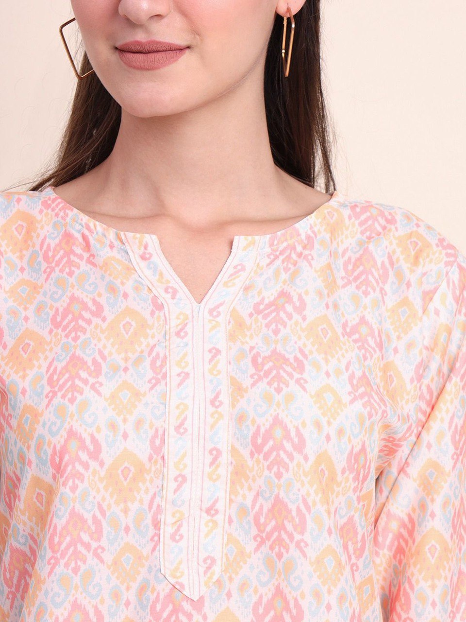 Women Floral Print A-Line Kurta