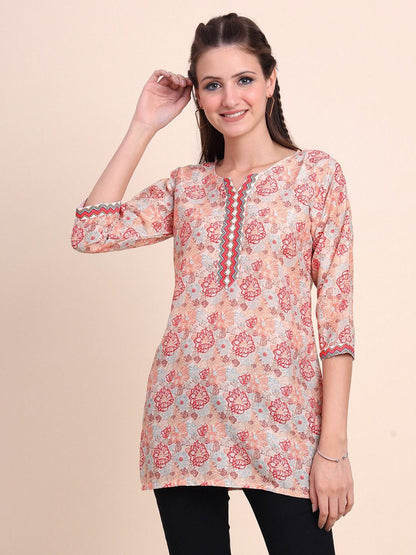 Women Floral Print A-Line Kurta