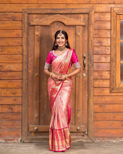 Timeless Elegance Lichi Silk Saree