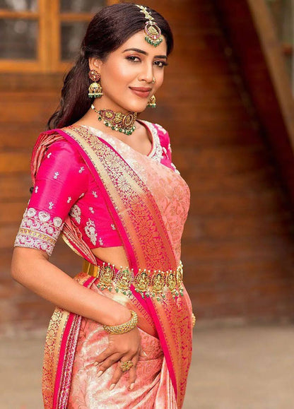 Timeless Elegance Lichi Silk Saree